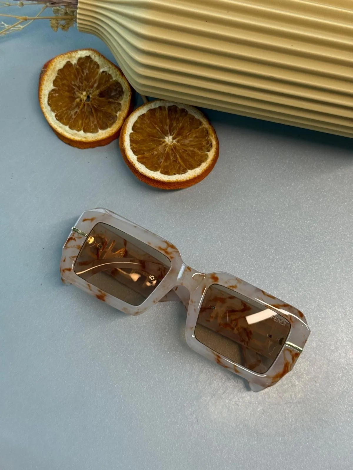 Fendi Fendigraphy Güneş Gözlüğü - Turuncu